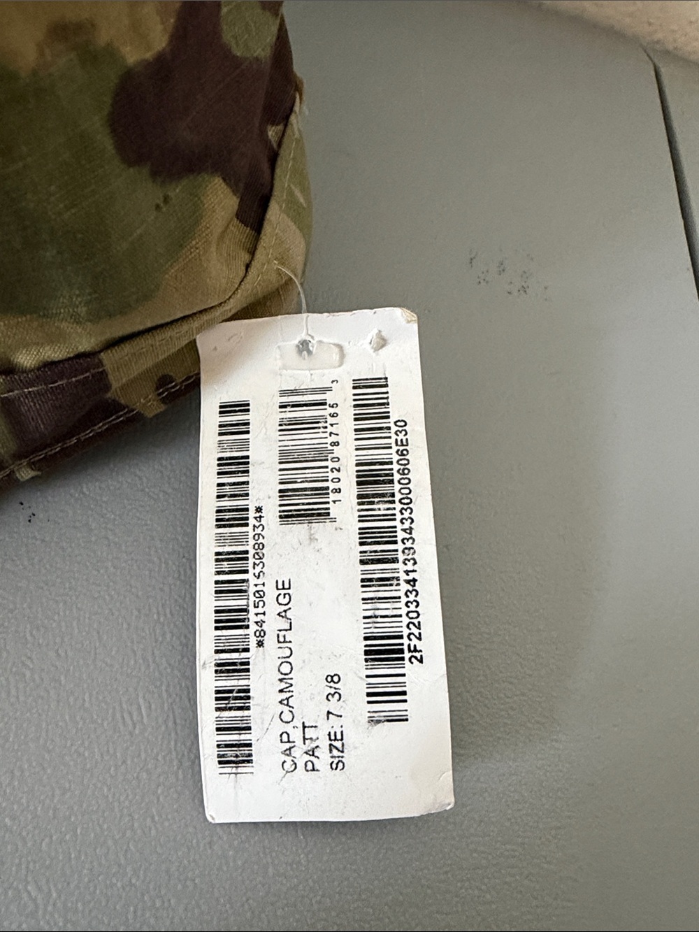 New US Army OCP MultiCam Patrol Cap Size 7 3/8 Military Hat - Picture 2 of 3